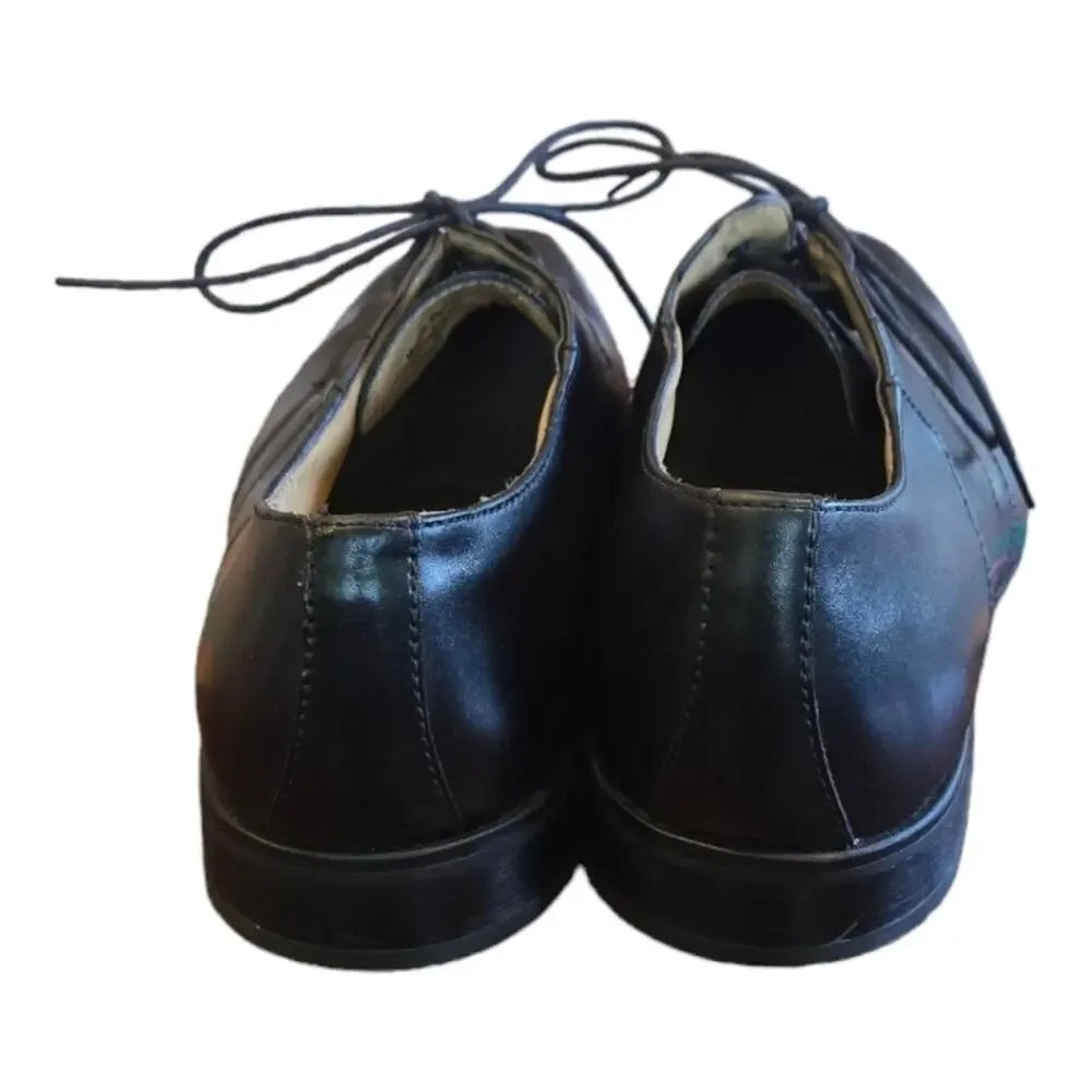 Bass Abilene Black Leather Men's Dress Shoes Loafers Size 12‎ D